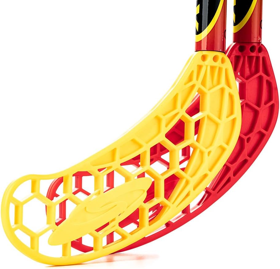 Bandito FunHockey Schlägerset inkl. Bälle, 2er Set und 12er Set, 4 Bälle, Streethockey/Floorball für