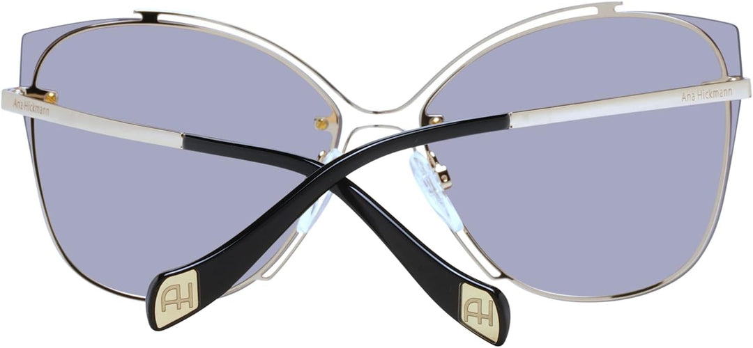 Ana Hickmann AH 3175 04B Damen-Sonnenbrille, quadratisch, goldfarben, UV-Schutz 400