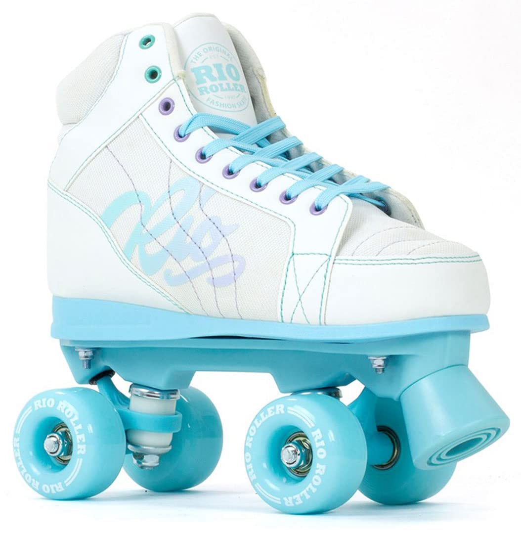 RIO ROLLER Lumina Rollschuhe weiss/blau 39.5, 39.5