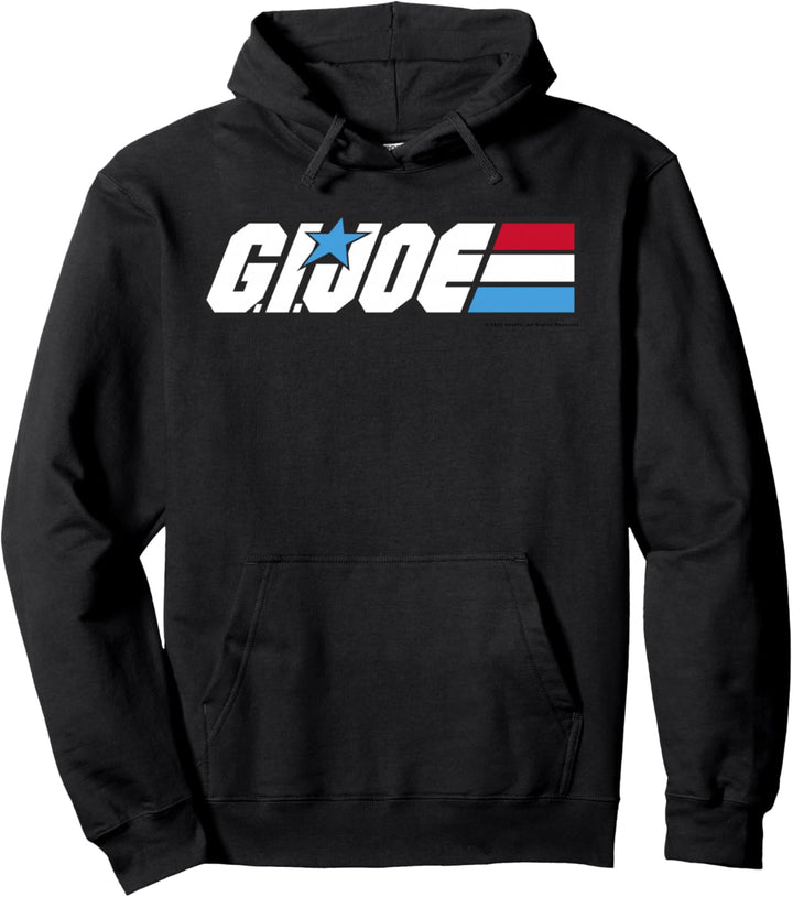 G.I. Joe American Hero Red White & Blue Simple Logo Pullover Hoodie