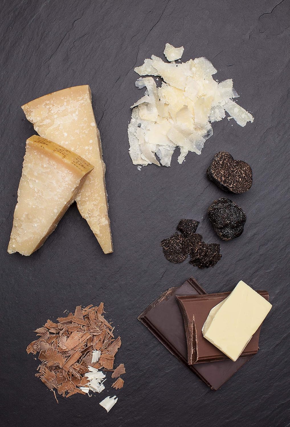 Microplane Grosse Raspel Küchenreibe für Hartkäse, Schokolade und Trüffel mit rasiermesserscharfen E