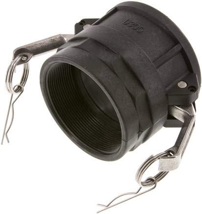 Kamlock-Kupplung (D) Rp 3"(IG), Polypropylen Werkstoff:Polypropylen* Gewinde:Rp 3" DN:75 (3") mm PN: