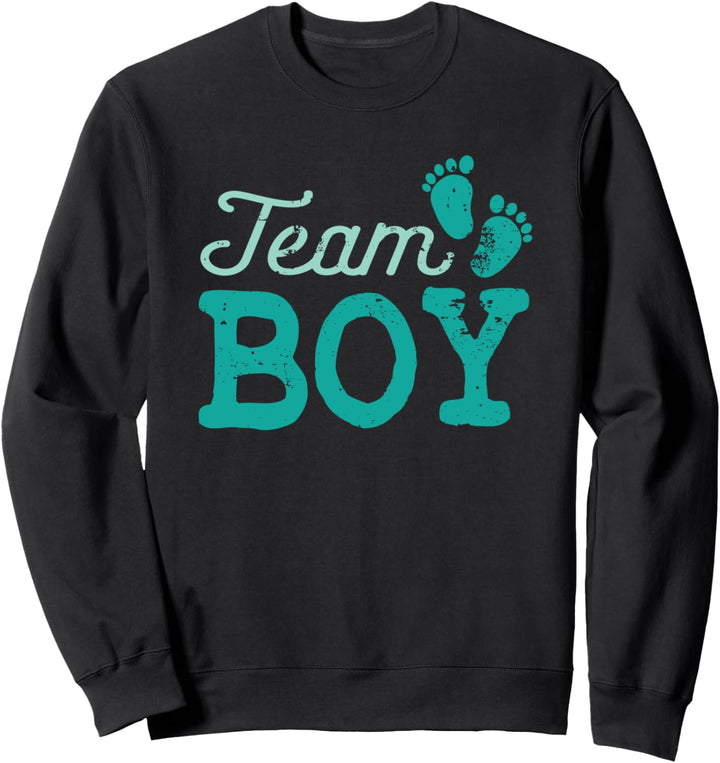 Team Boy Cute Baby Shower Gender Reveal Party Sweatshirt