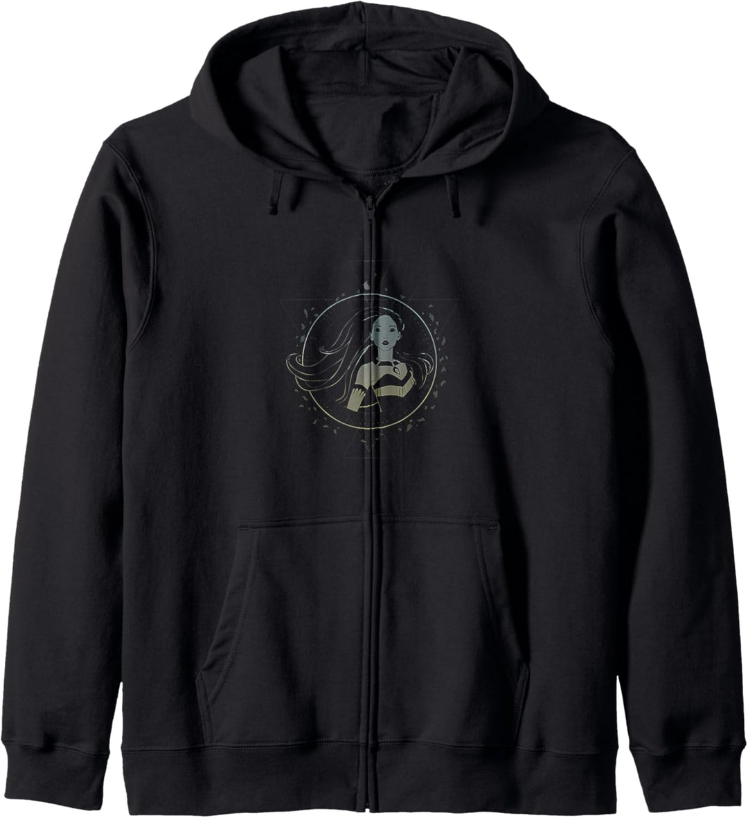 Disney Pocahontas Boho Geo Ombre Compass C1 Kapuzenjacke
