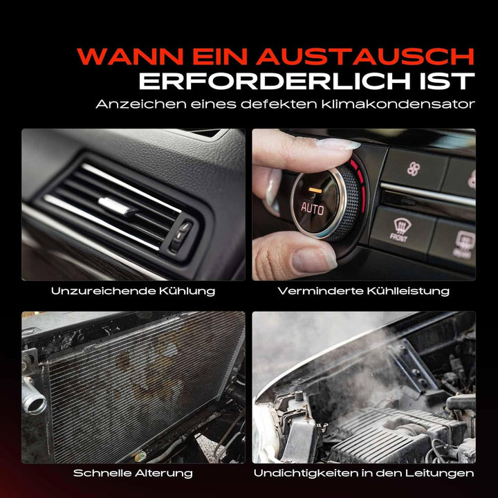 Frankberg Kondensator Klimaanlage Kompatibel mit ES MCV VZV 2001-2006 Camry Stufenheck ACV3 MCV3 XV3