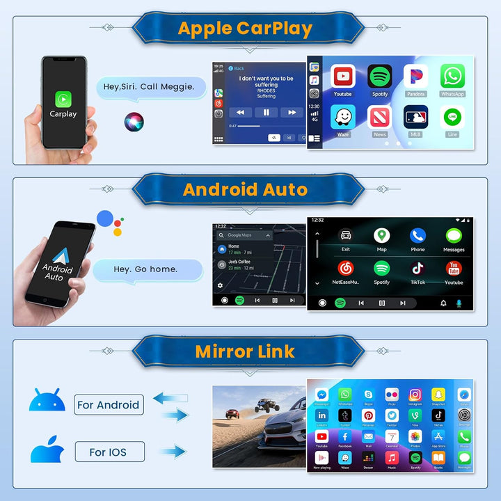 Android 15 Autoradio für Volkswagen VW Polo 5 2008-2020 mit Wireless CarPlay Android Auto 2+64G, 9 Z