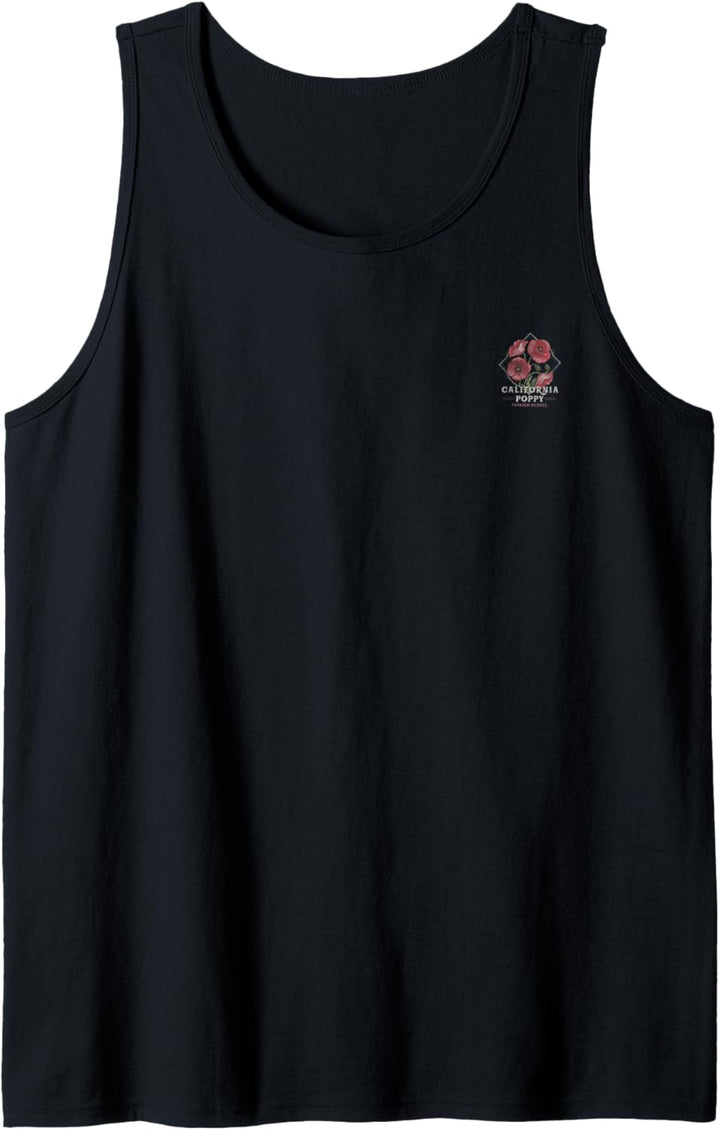 California Poppy Front & Back Tank Top