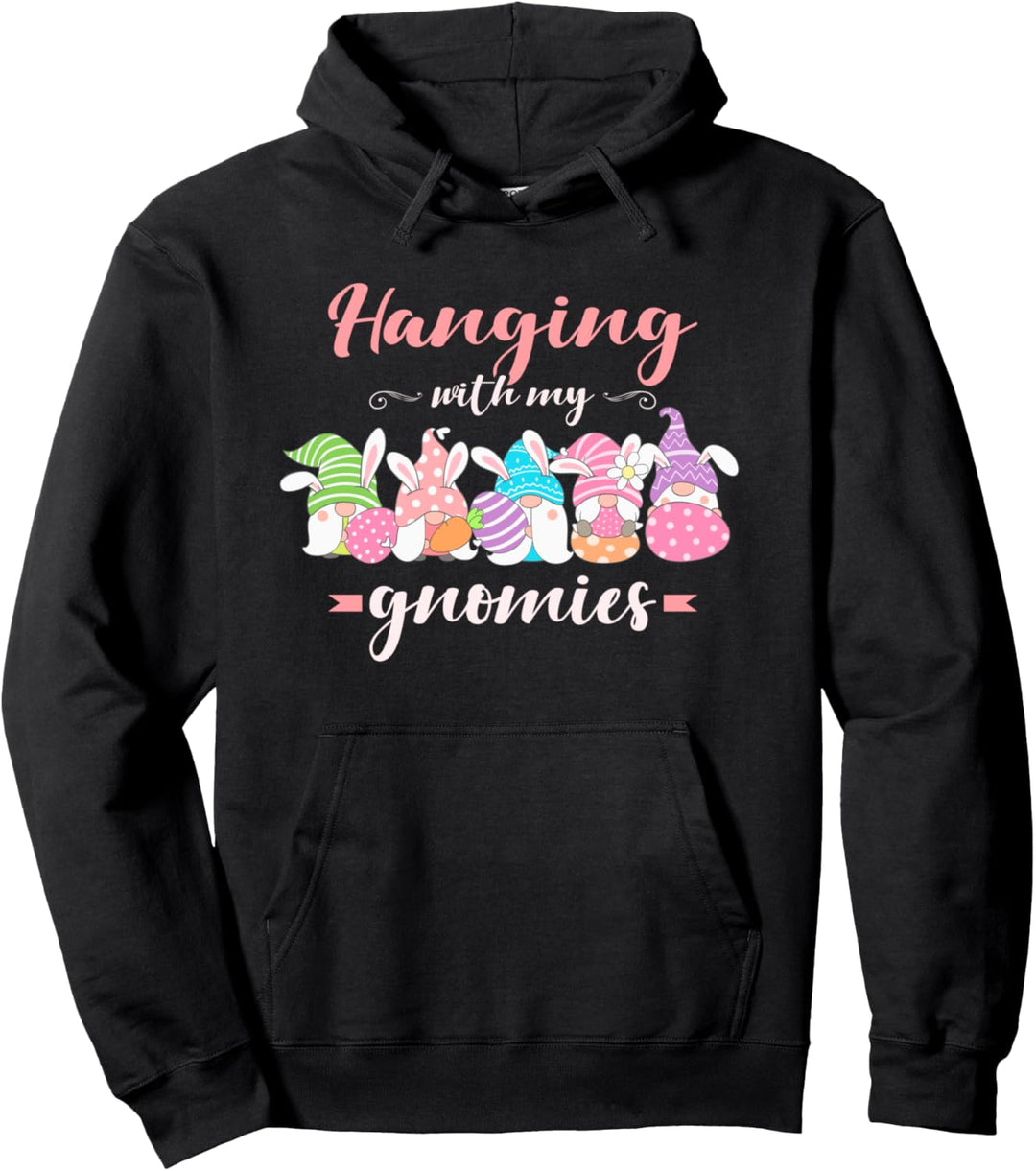 Gnome, Osterwichtel mit Hasenohren und Ostereiern, Ostern Pullover Hoodie