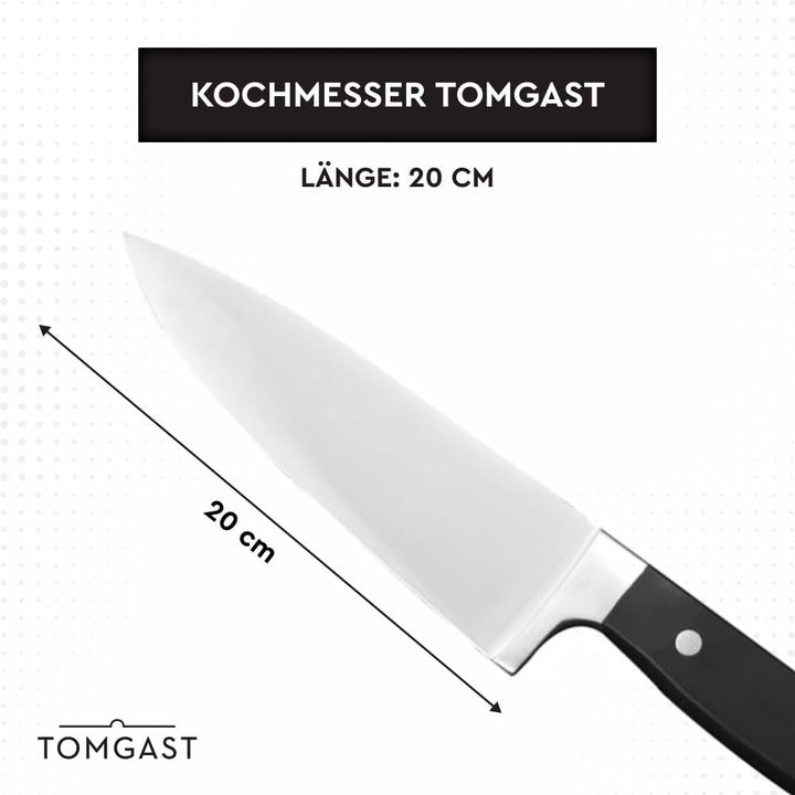 JUSTCUT Kochmesser 20 cm, geschmiedet, Kochmesser 20 cm