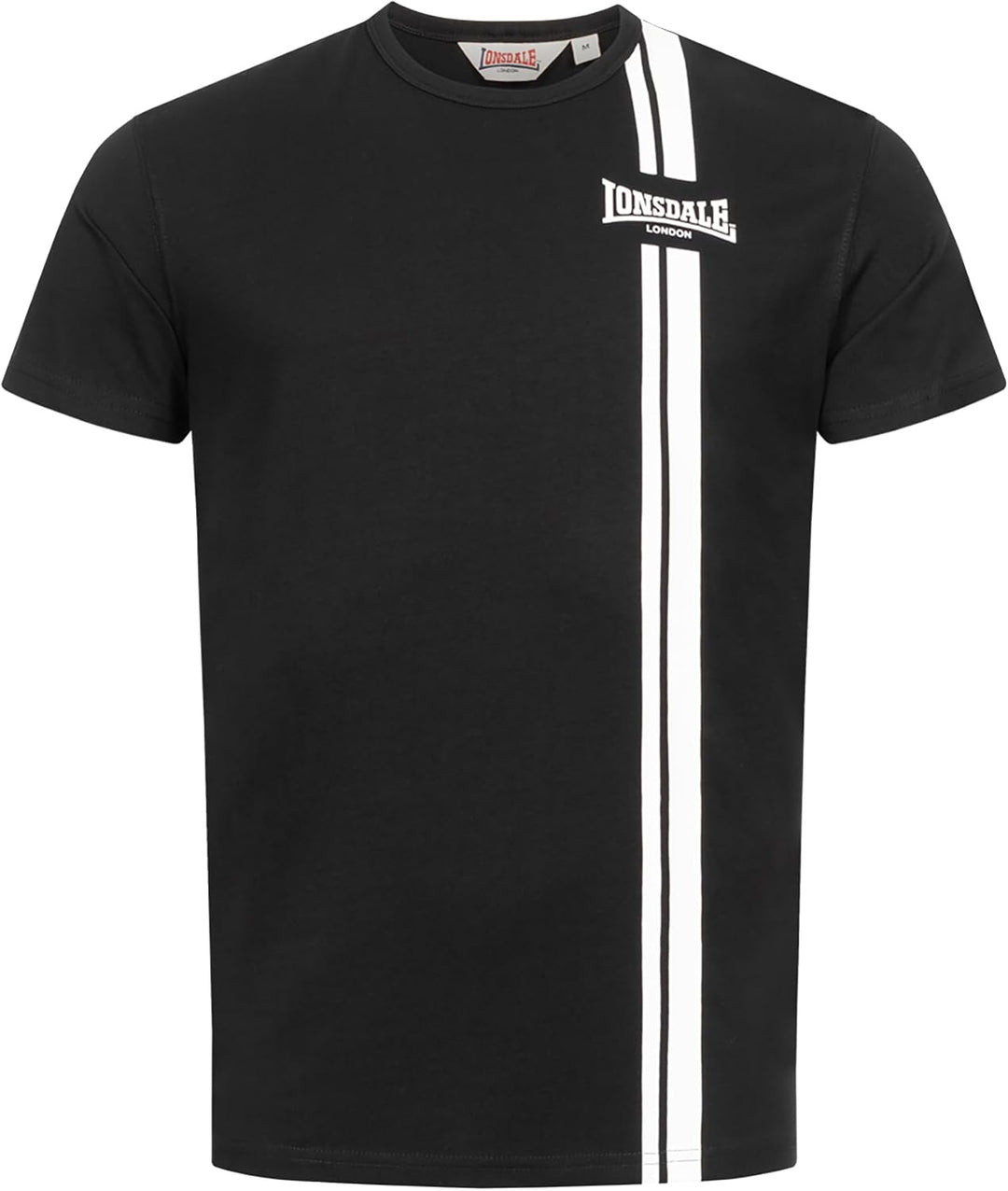 Lonsdale Herren Inverbroom Freizeit T-Shirts M Black/White, M Black/White