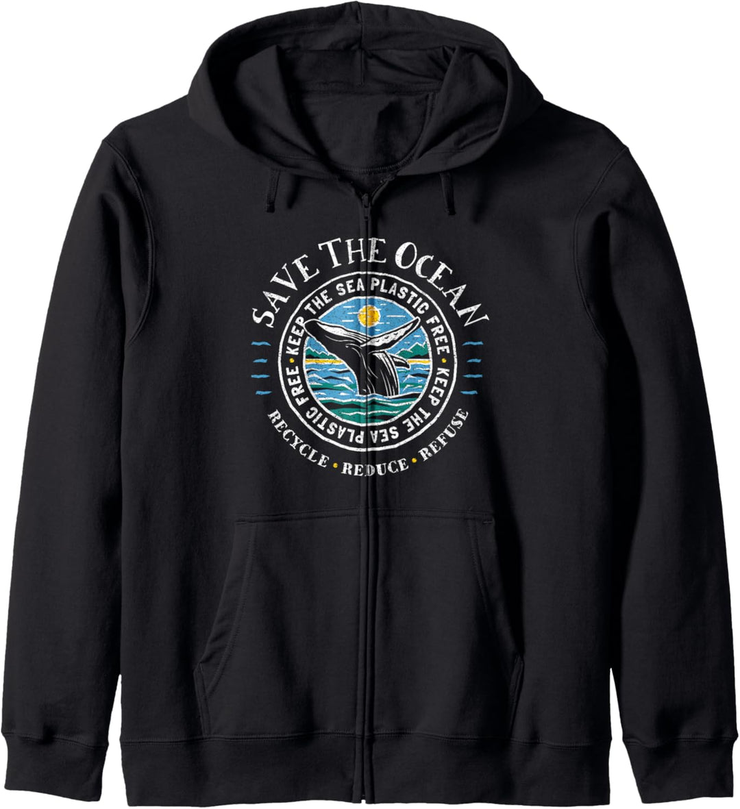 Whale Conservation - Save The Ocean Kapuzenjacke