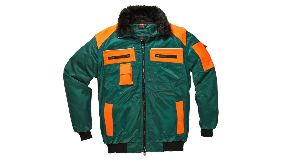 BULLSTAR Allroundblouson 9420 grün/orange, Gr. XXL XXL Grün-orange, XXL Grün-orange