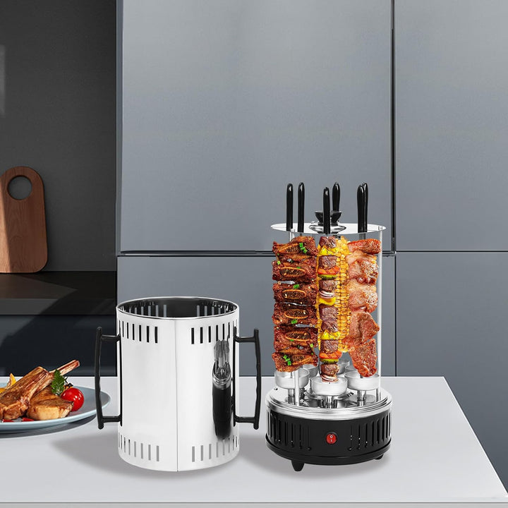 Vertikal Elektrogrill, Rotisserie Backofen Grill, Arbeitsplatte Shawarma-Maschine, rotierender Kebab