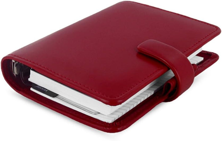 Filofax Metropol Persönlicher Organiser für Papier, 2022, rot Single, Single