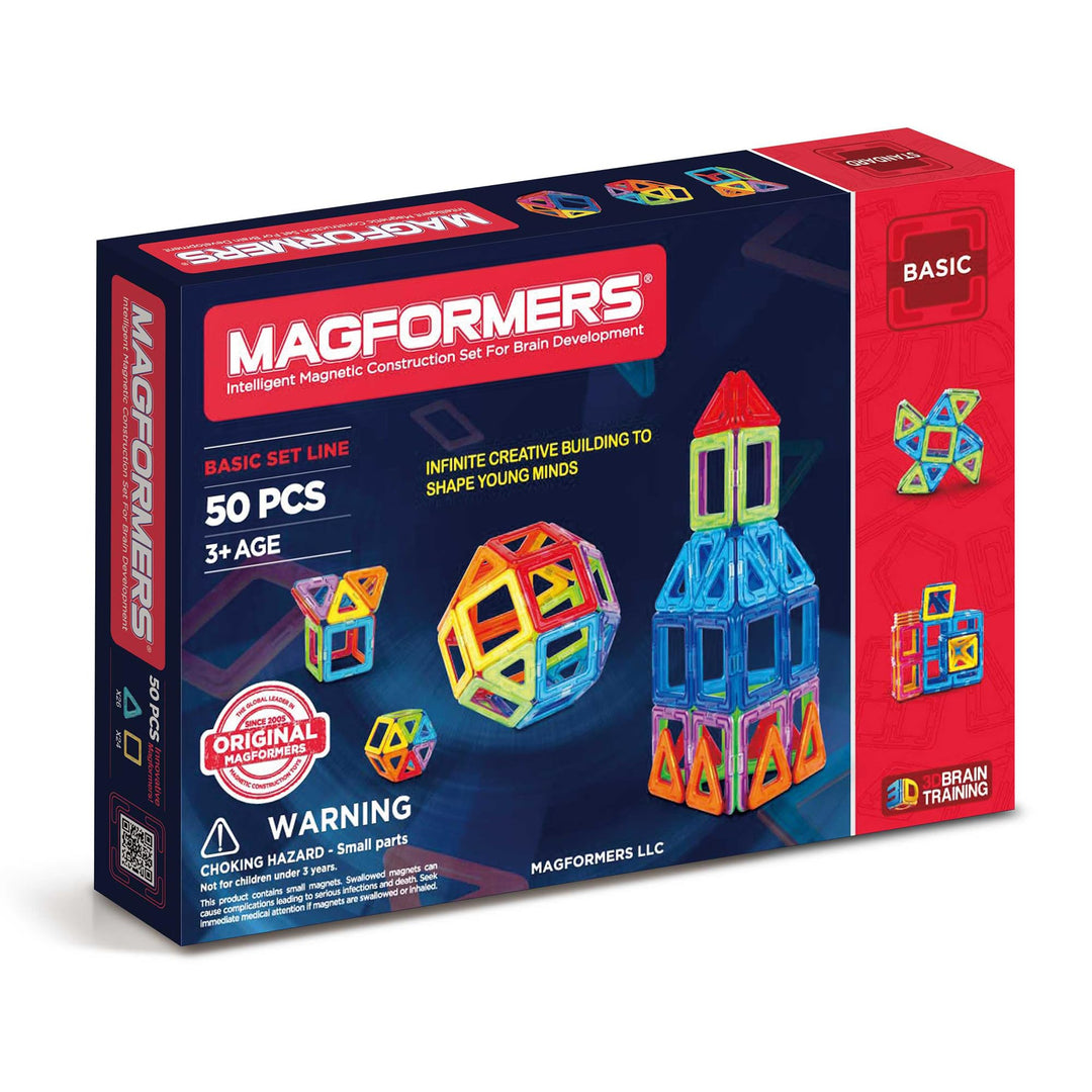 MAGFORMERS 50 Set Spielzeug, 63135, Multicoloured