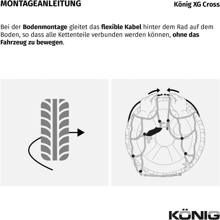 KÖNIG XG Cross 248 - Schneeketten, 248