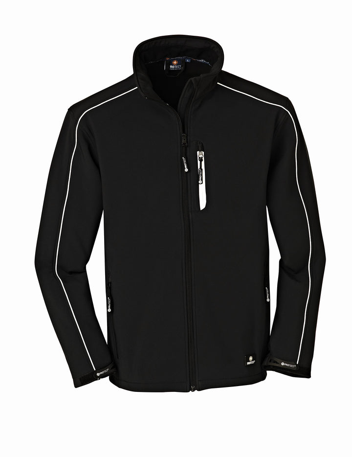 4Protect Wetterschutz Softshelljacke Ohio 3380 M, 20-003380-M M Schwarz, M Schwarz