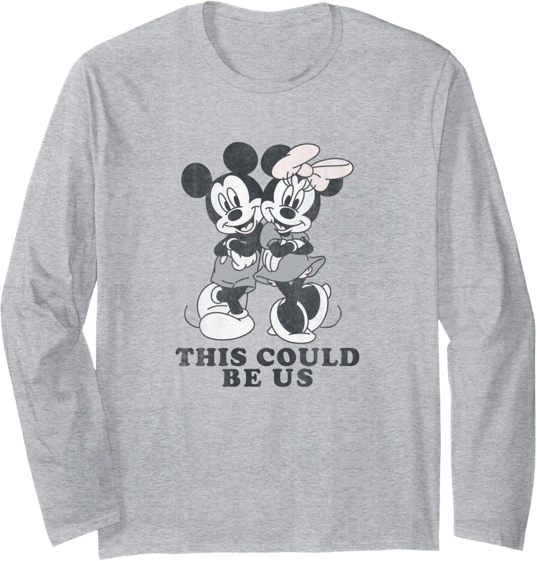 Disney Mickey And Friends Mickey &amp; Minnie This Could Be Us Langarmshirt