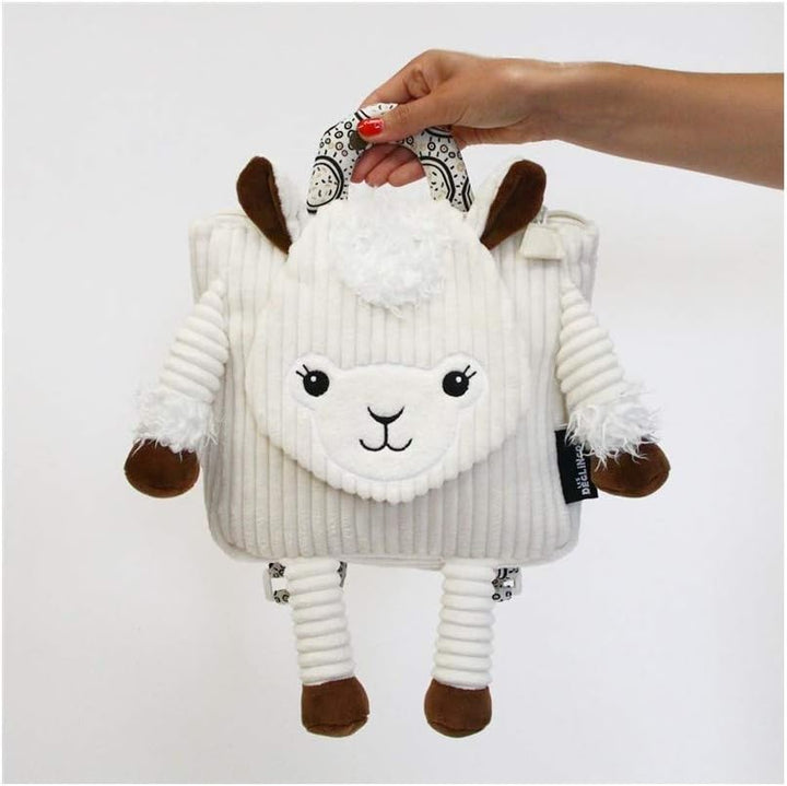 Les Déglingos® Deglingos Corduroy Rucksack Muchachos - Llama