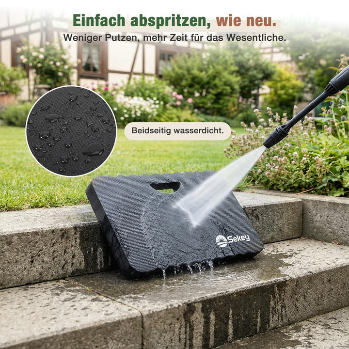 Sekey Kniekissen 1 Stück – 40mm Extra Dick, Kniekissen Garten Arbeit Knie-Matte Sitzunterlage Kniesc
