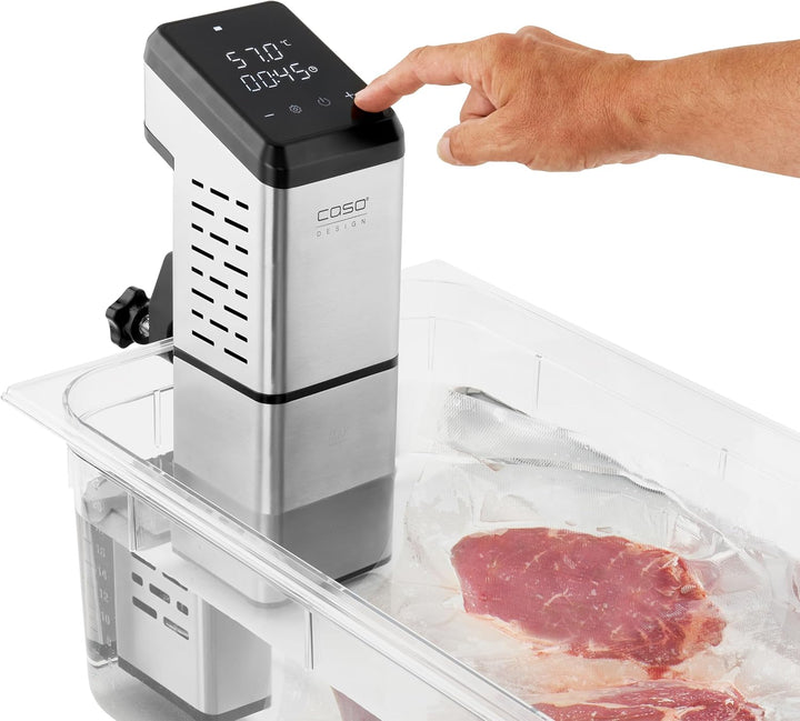 CASO SV 2000 Pro - Testsieger Haus & Garten Test, 2000W, präzise Temperatur bis 90°C in 0,5°C-Schrit