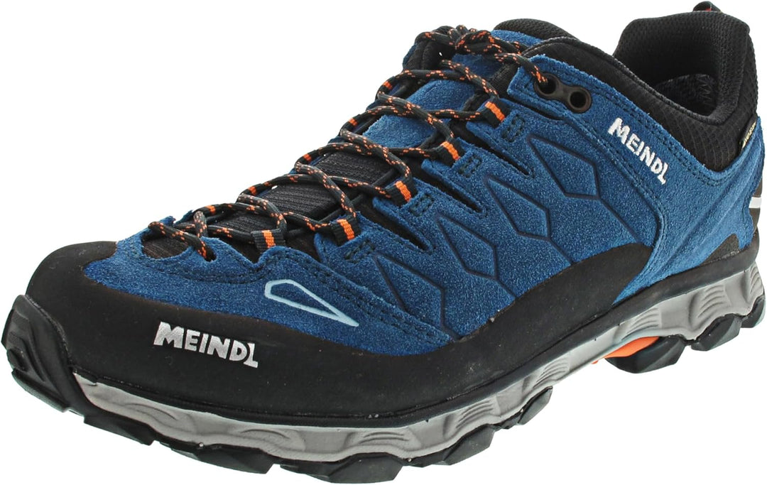 Meindl Herren Anthracite/RWanderstiefel 44 EU Blau Orange, 44 EU Blau Orange
