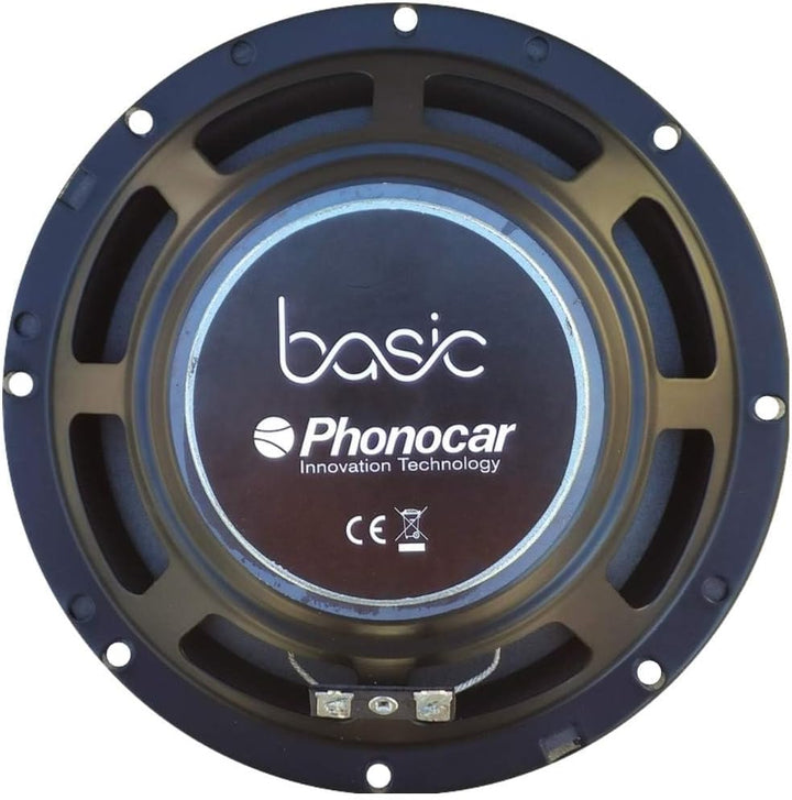 2 Lautsprecher PHONOCAR Basic 66026, koaxial, 2-Wege, 16,50 cm, 165 mm, 6,5 Zoll Durchmesser, 30 Wat