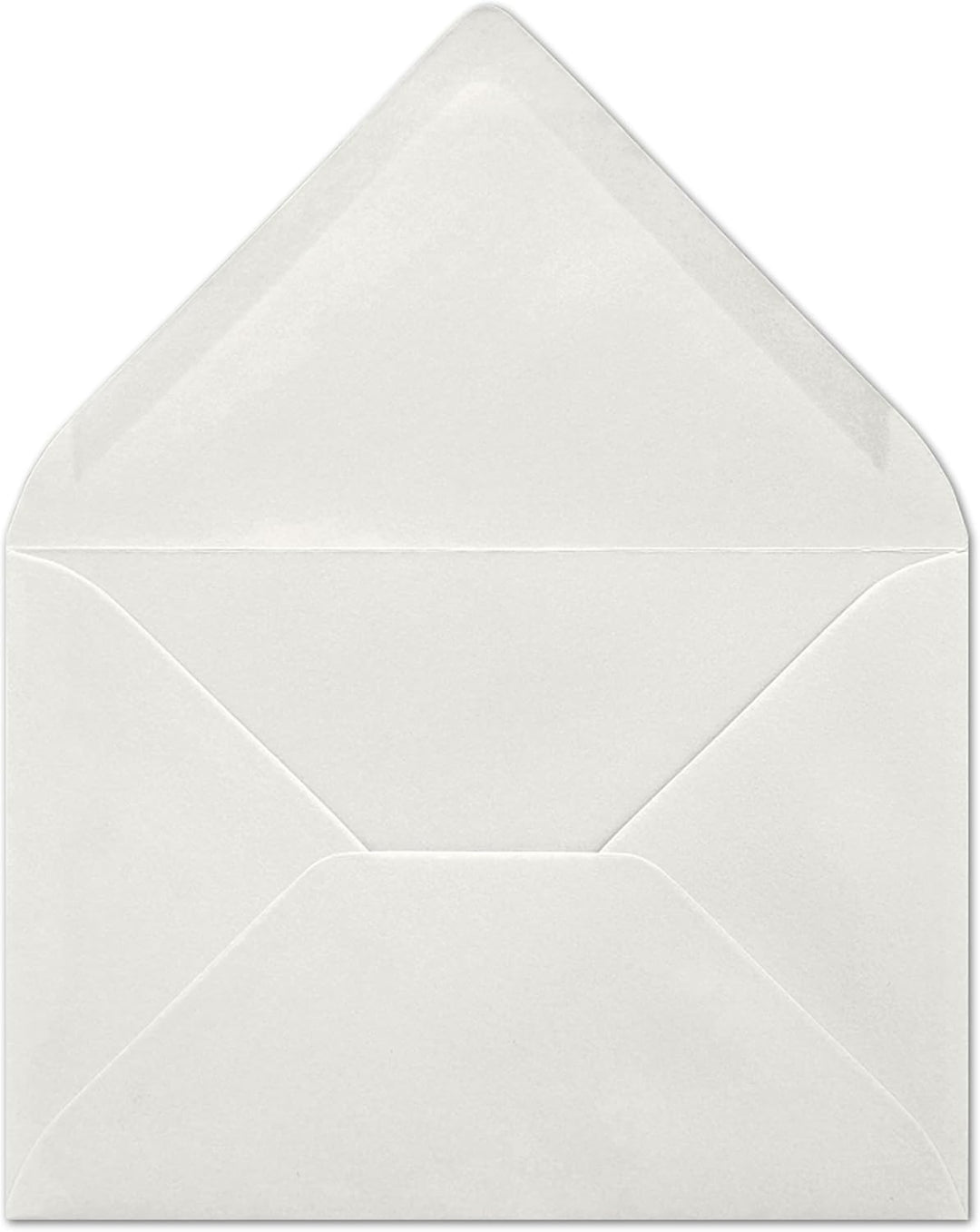 700x kleine Umschläge in Hellgrau DIN C7 8,1 x 11,4 cm mit Spitzklappe und Nassklebung in 80 g/m² -