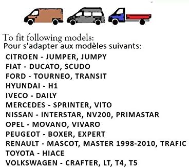 Settiva Vordersitzbezüge für Bus, 1+2 Set mit 2 Beifahrersitzen, Schwarz