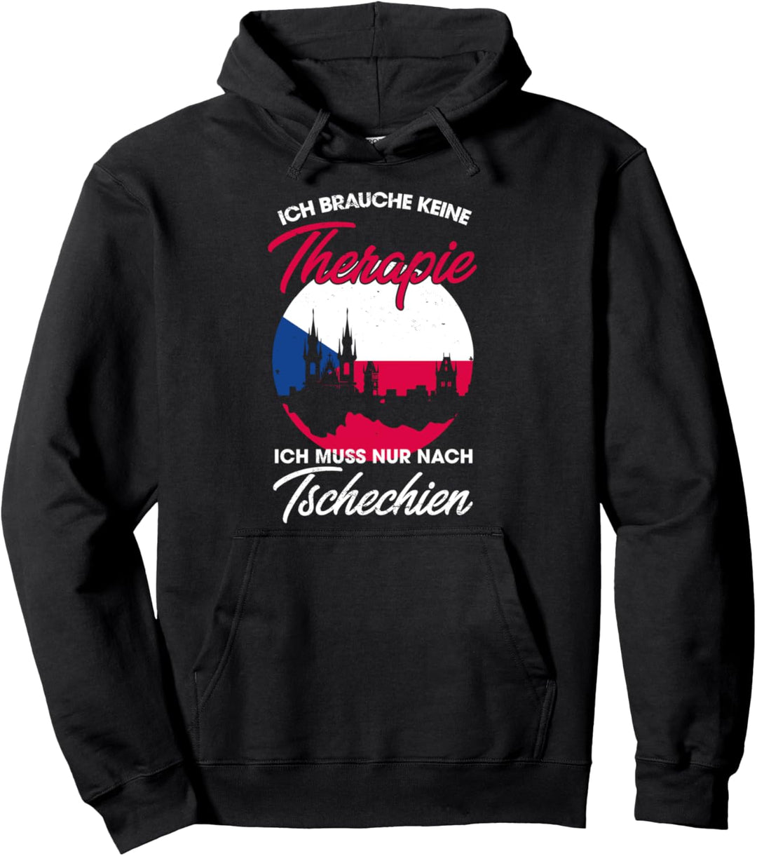 Tschechische Flagge I Tschechien Urlaub I Tschechien Pullover Hoodie