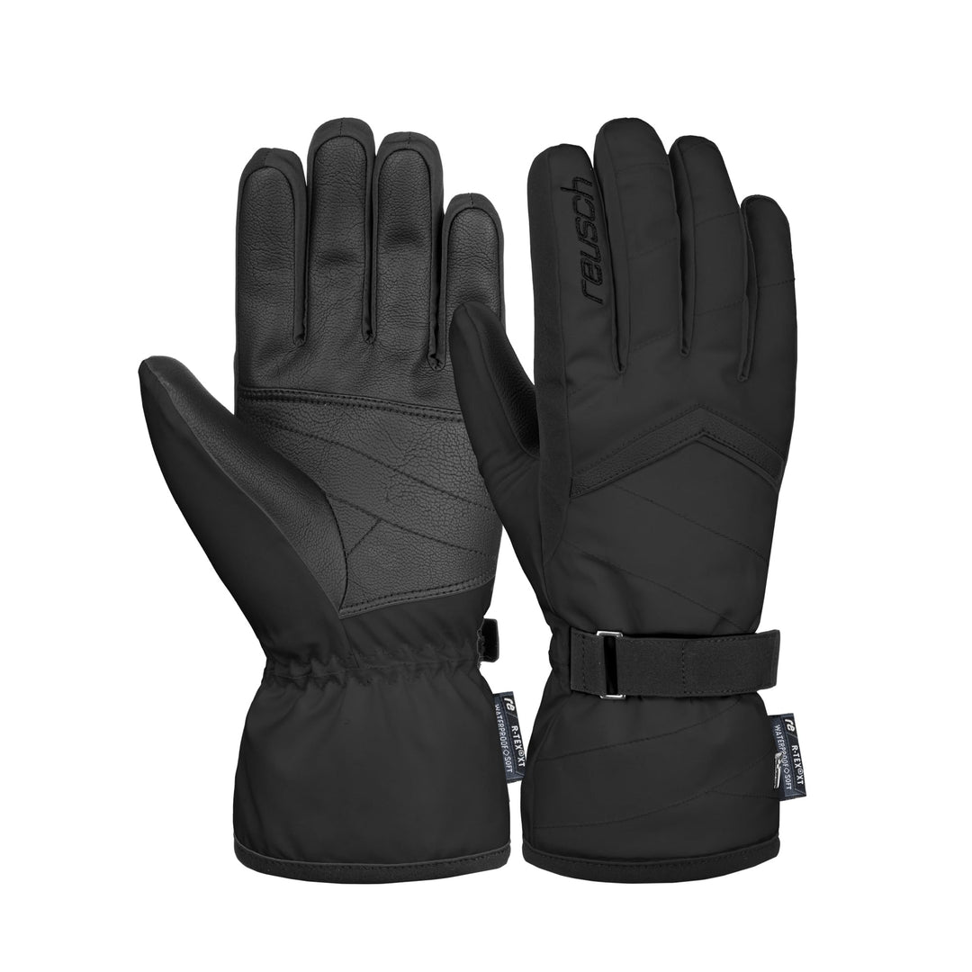 Reusch Damen Handschuhe Moni R-tex Xt Warm, Wasserdicht, Atmungsaktiv 7 Schwarz, 7 Schwarz