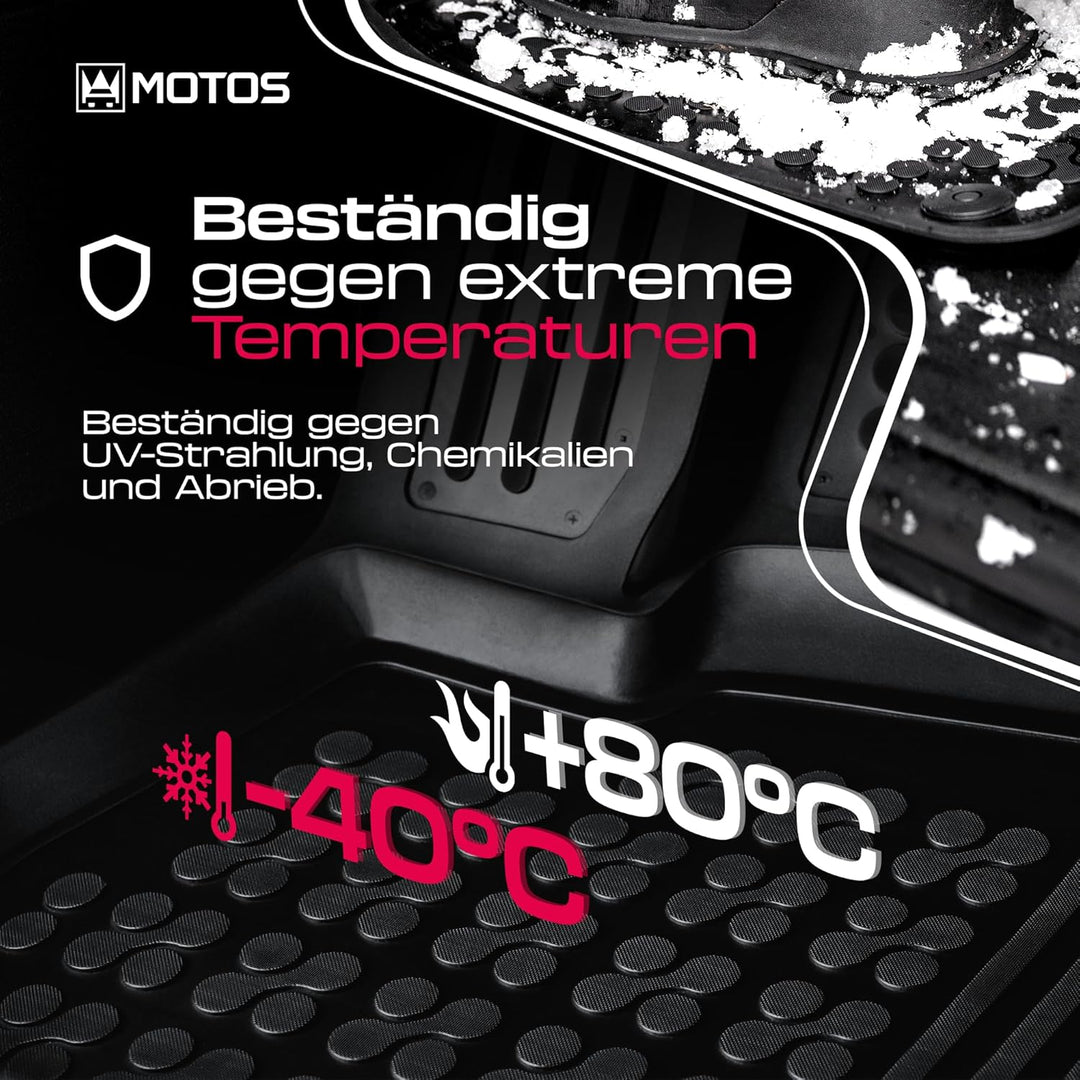 M MOTOS Gummimatten Auto Fussmatte passt für Chevrolet Epica 2006-2012 Verbessern Sie Ihren Reisekom