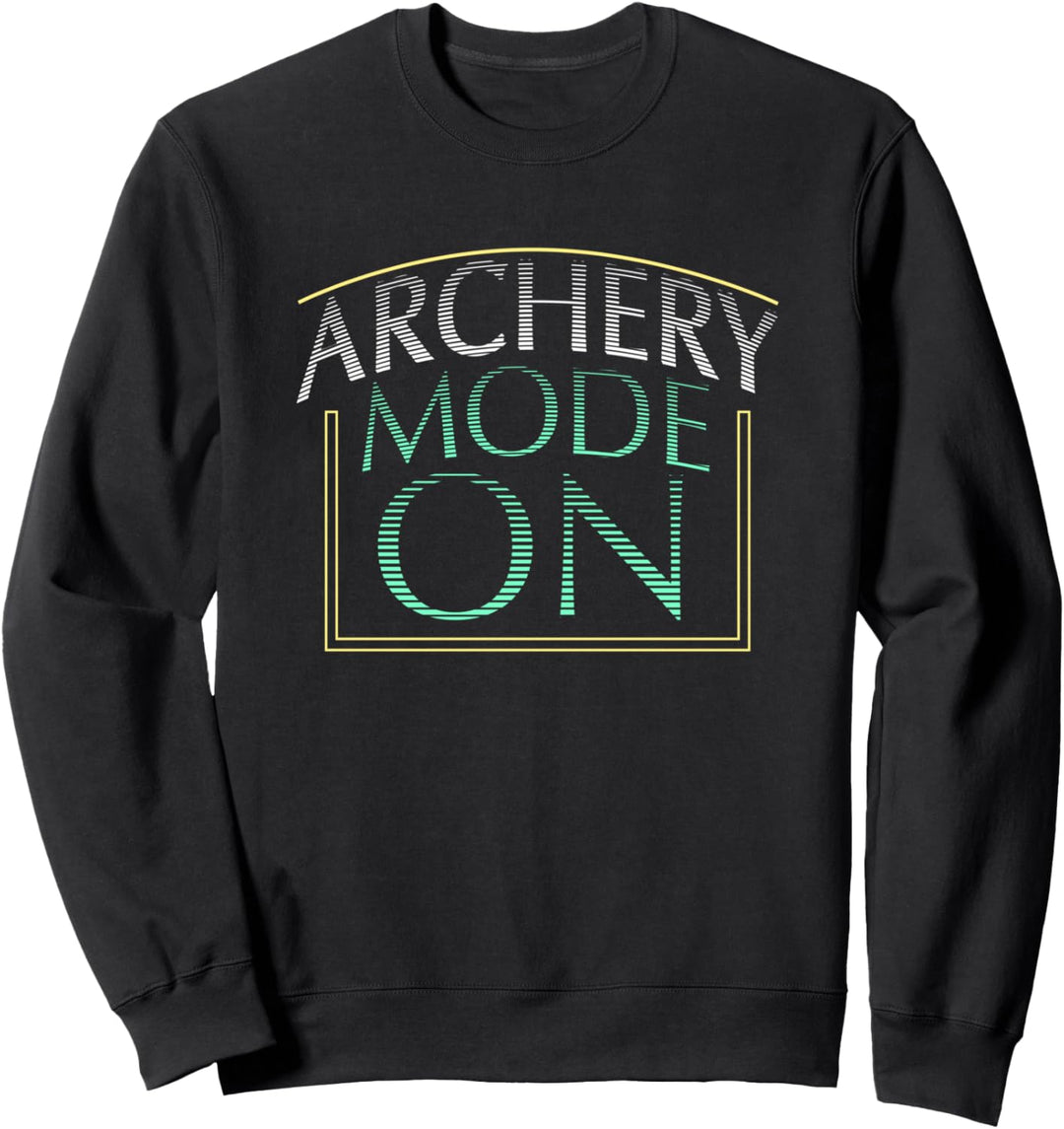 Bogenschiessen-Modus an Sweatshirt