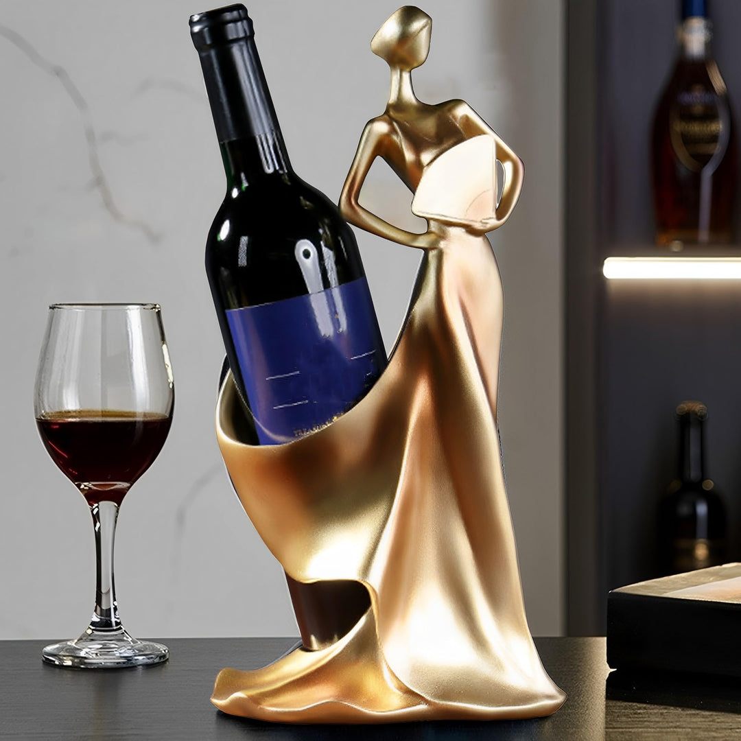 Weinflaschenhalter, Rotweinflaschenständer Elegante Weinregalhalter Harz Regal für Home Bar Zubehör