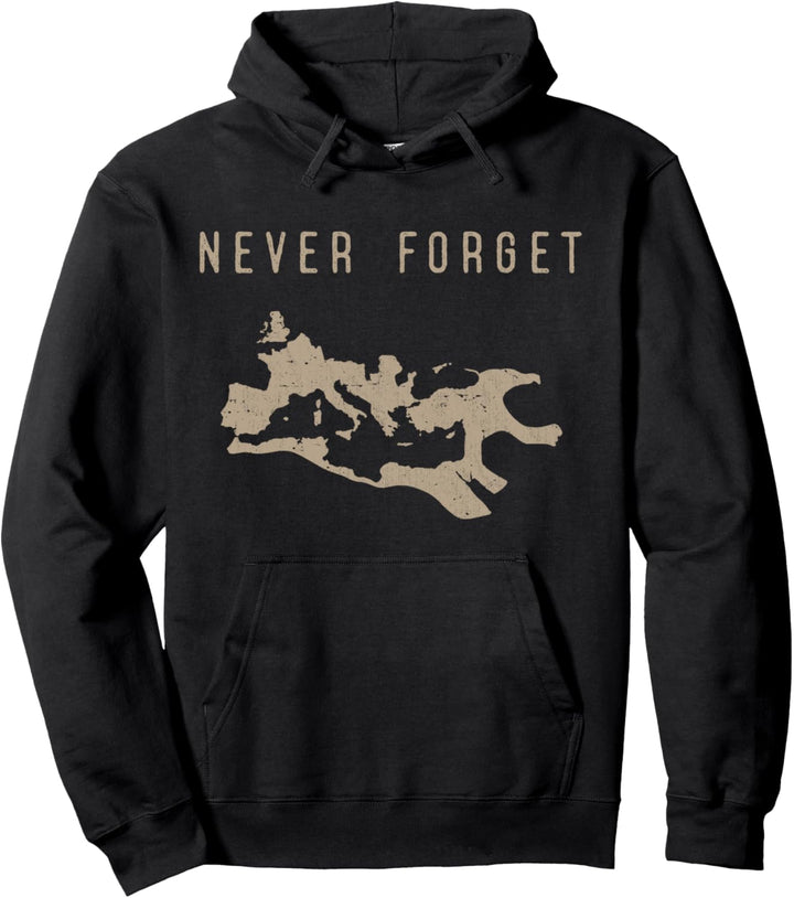 Römisches Reich Karte, Antike Römer, SPQR, Julius Caesar Pullover Hoodie