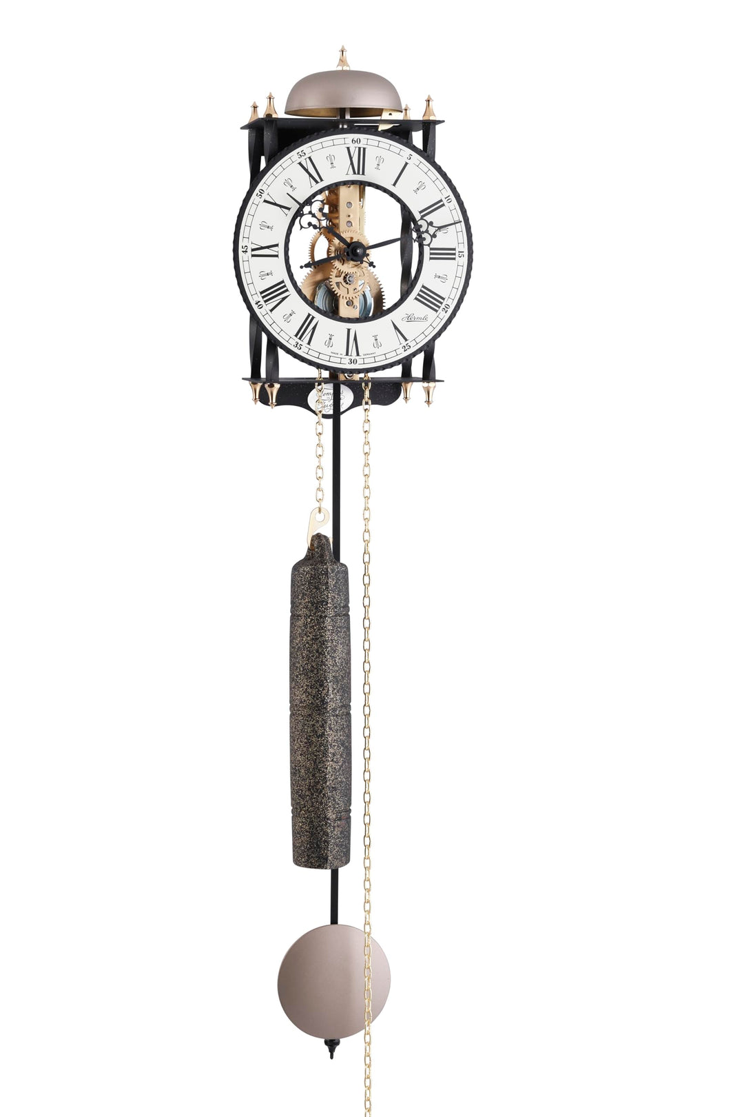Hermle Mechanische Skelettuhr mit Metallräderwerk Lester- 70503-000701