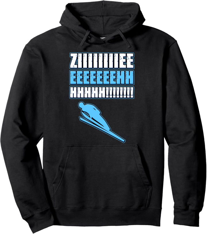 Evolution Ski Jumping Skispringen Wintersport Skispringer Pullover Hoodie