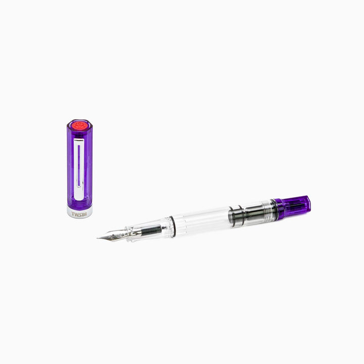 Twsbi Eco Transparent Purple Feder Stub 1.1 mm - Füllfederhalter