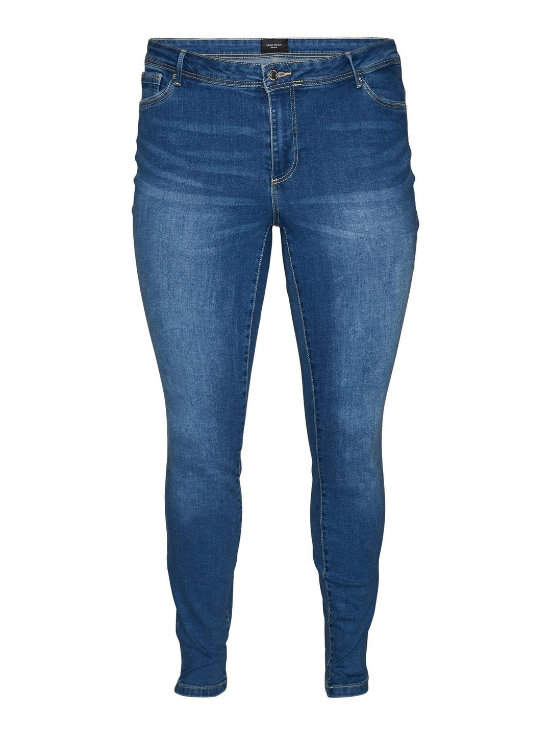 VERO MODA CURVE Damen Jeans 52W / 32L Medium Blue Denim, 52W / 32L Medium Blue Denim