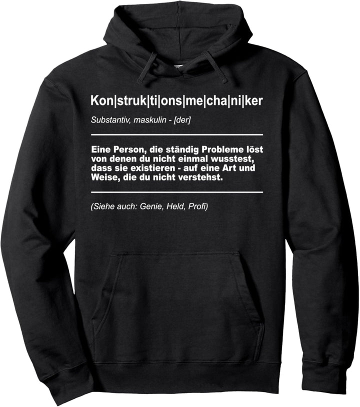 Konstruktionsmechaniker Pullover Hoodie