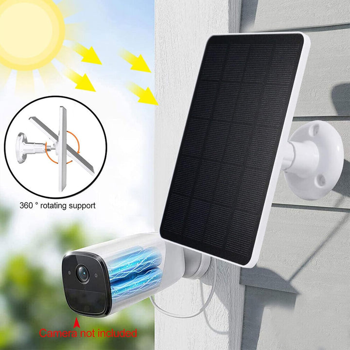 10 W Solarpanel für Überwachungskamera, USB-Solarpanel für DC 5 V Überwachungskamera, Wasserdichtes