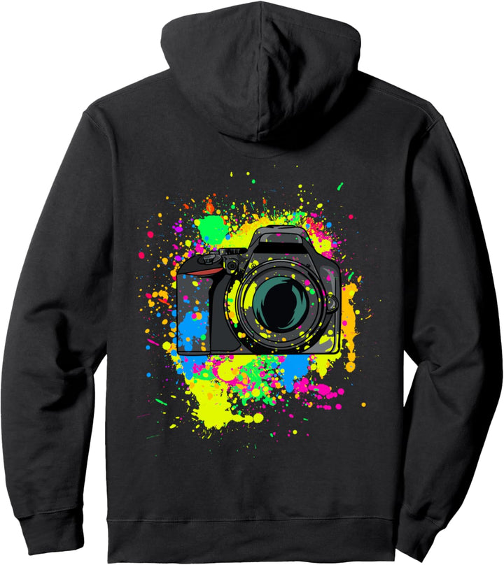 bunte Kamera mit Farbe Geschenk für Kamera &amp; Fotografen Pullover Hoodie