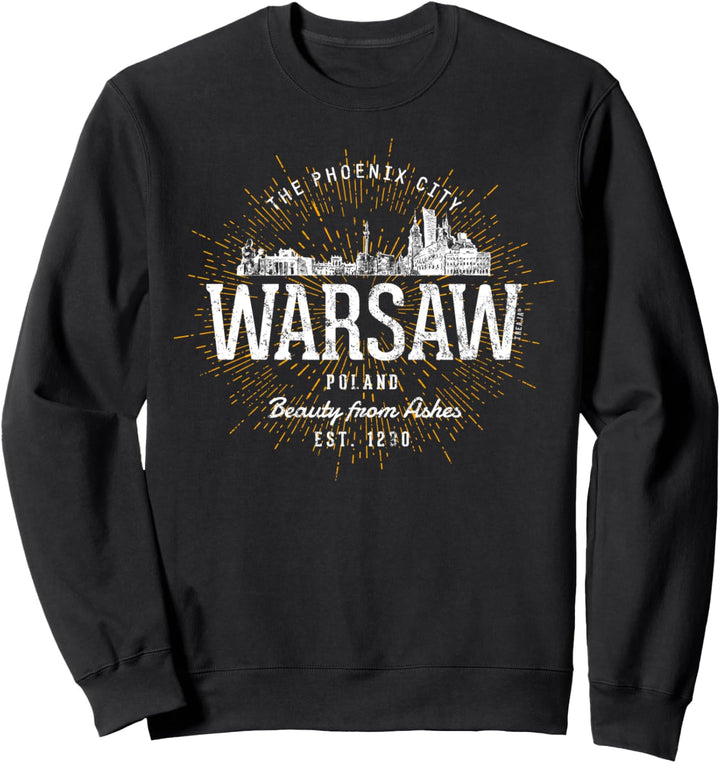 Polen Vintage Warschau Retro Sweatshirt