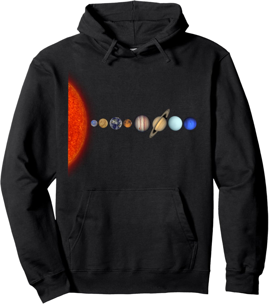 Planetensystem Sonnensystem Sonne und Planeten Wissenschaft Pullover Hoodie