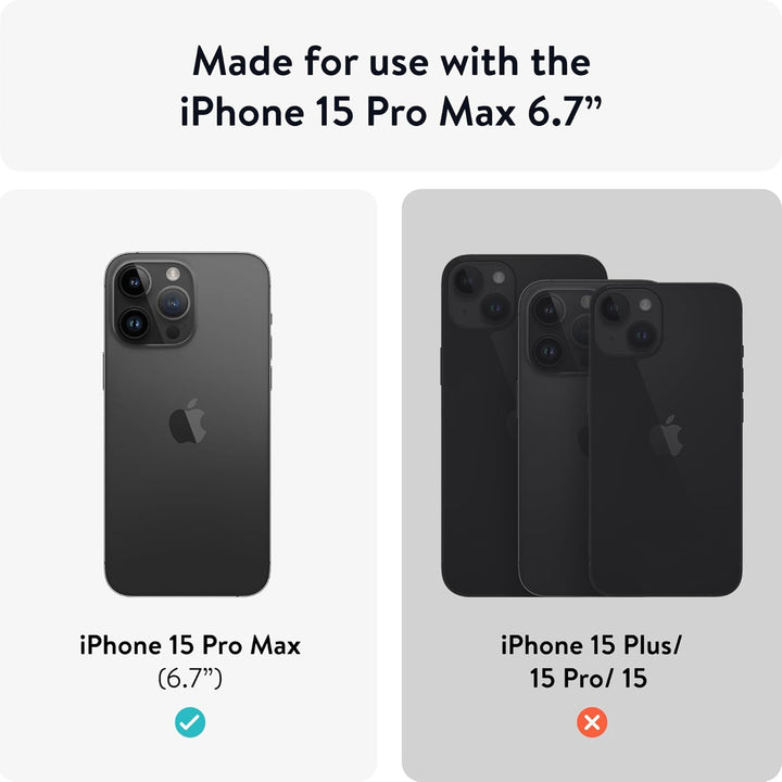 Mous Hülle für iPhone 15 Pro Max MagSafe Kompatibel Case - Limitless 5.0 - Walnuss - Handyhülle iPho