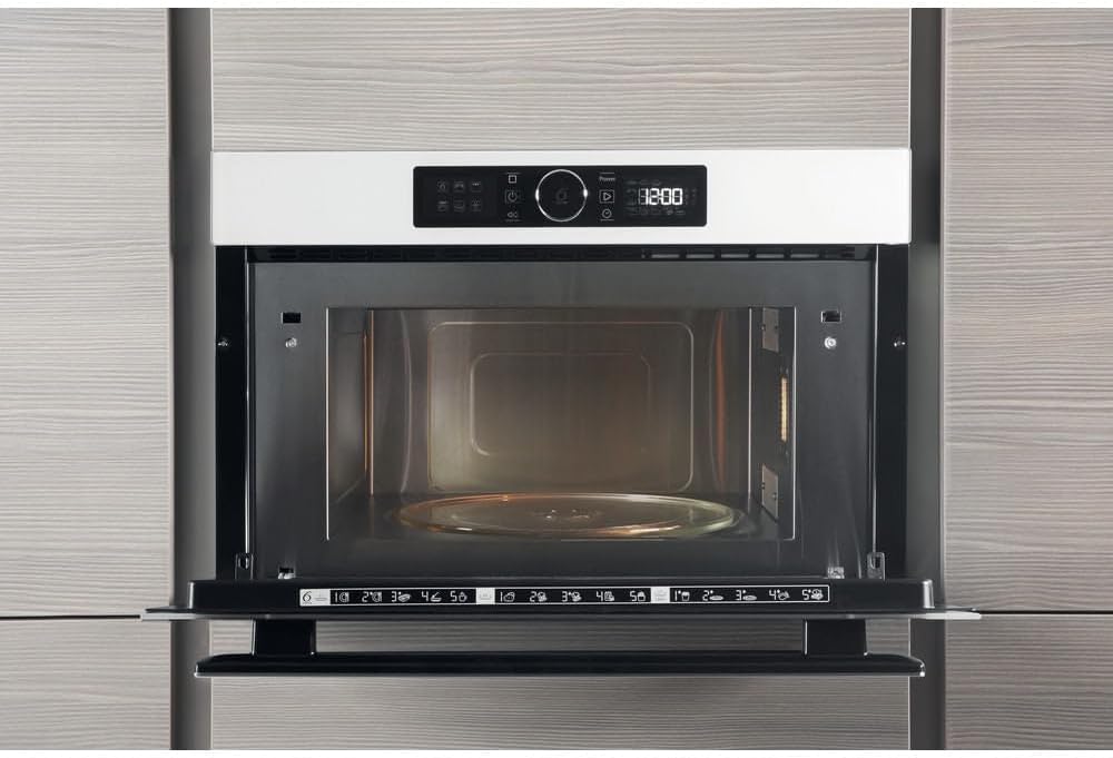 Whirlpool AMW 730 WH – Mikrowelle (Auftauen, Grill, Microwelle, 556 x 550 x 380 mm, Edelstahl)