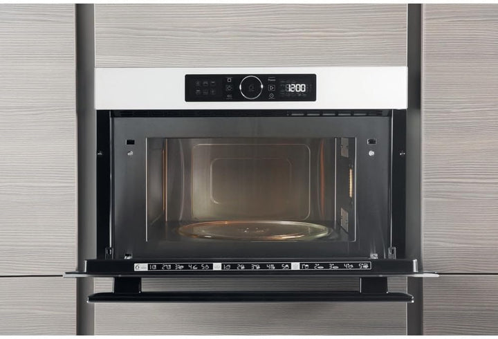 Whirlpool AMW 730 WH – Mikrowelle (Auftauen, Grill, Microwelle, 556 x 550 x 380 mm, Edelstahl)