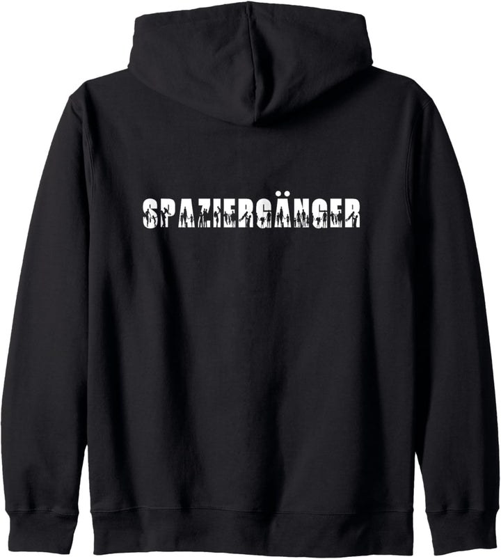 Spaziergänger Spaziergang Spaziergängerin Kapuzenjacke