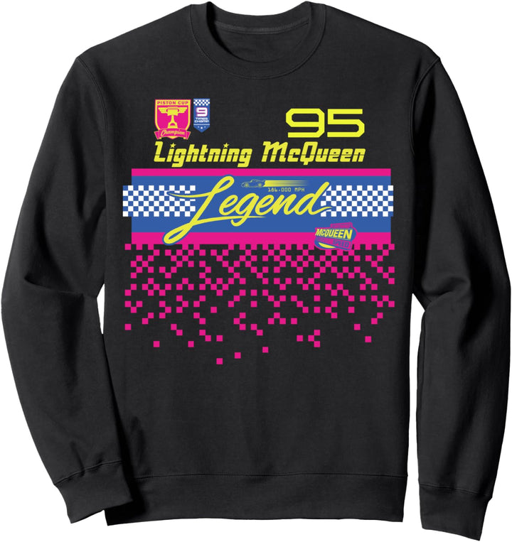 Disney Pixar Cars 2 Lightning McQueen Pixel Legend Poster Sweatshirt