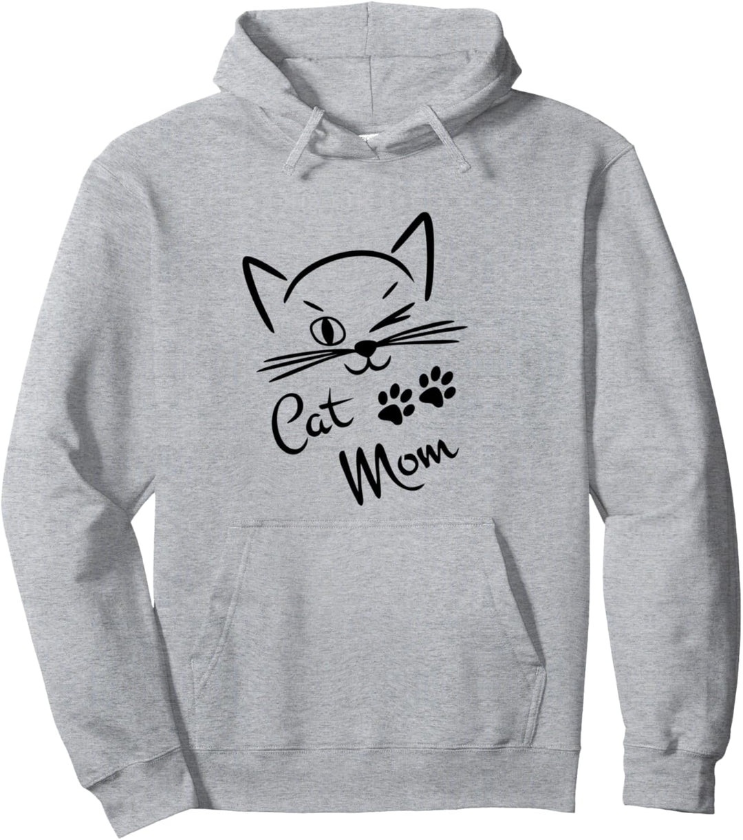 Cat Mom ("Katzen Mama") Pullover Hoodie
